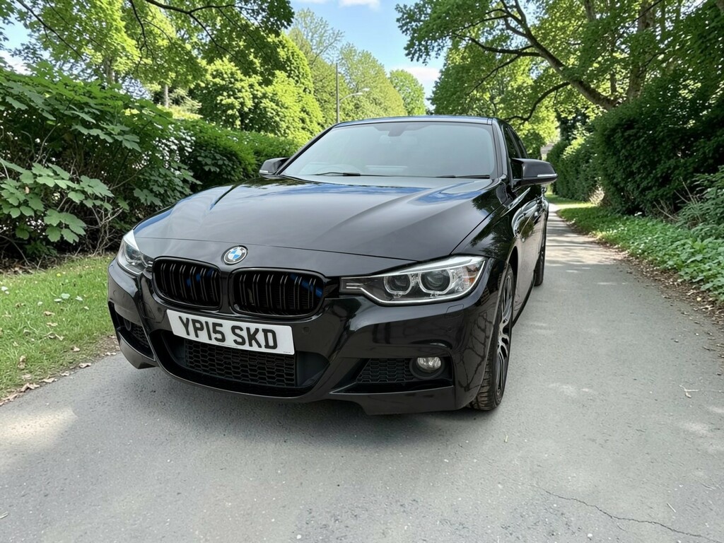 BMW 3 Series Saloon 3.0 335D Xdrive M Sport 2015 S55NTT Black #4