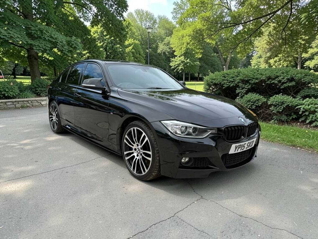 BMW 3 Series Saloon 3.0 335D Xdrive M Sport 2015 S55NTT Black #2