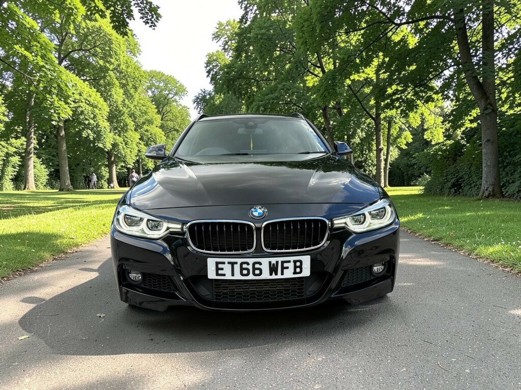 BMW 3 Series Estate 3.0 335D Xdrive M Sport Touring 2017 ET66WFB Black #4