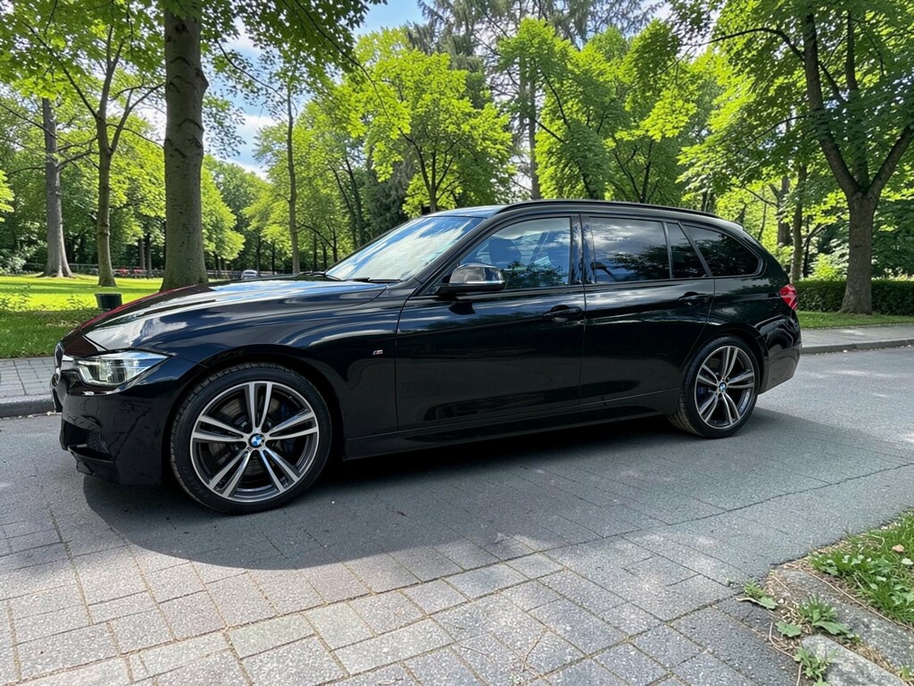 BMW 3 Series Estate 3.0 335D Xdrive M Sport Touring 2017 ET66WFB Black #6
