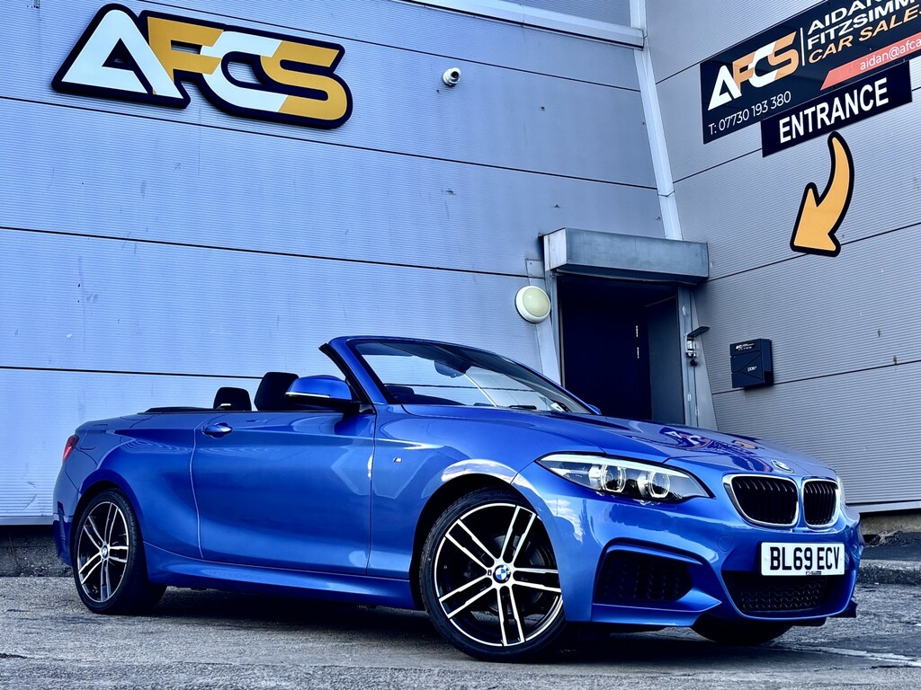 BMW 2 Series 1.5 218I M Sport Convertible 201969 Blue