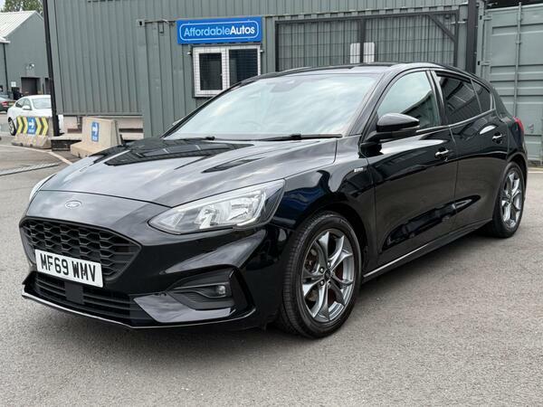 Ford Focus 1.0T Ecoboost St-line Euro 6 Ss MF69WMV Black #3
