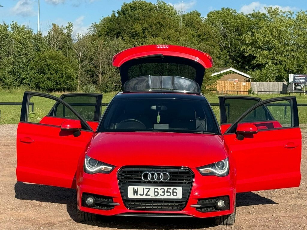 Audi A1 Hatchback WJZ6356 Red #2