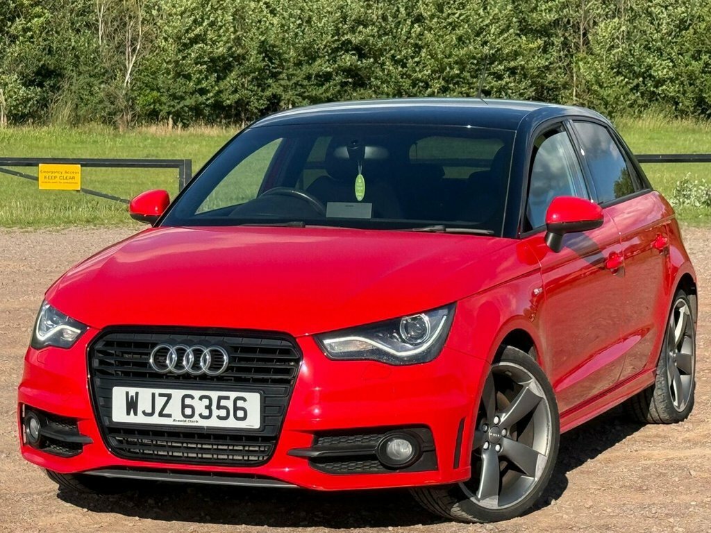 Audi A1 Hatchback WJZ6356 Red #3