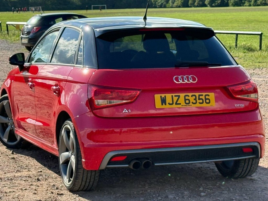 Audi A1 Hatchback WJZ6356 Red #4