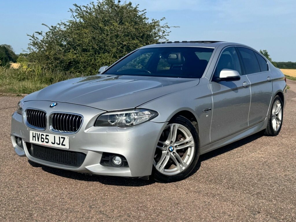 BMW 5 Series Saloon HV65JJZ Silver #3
