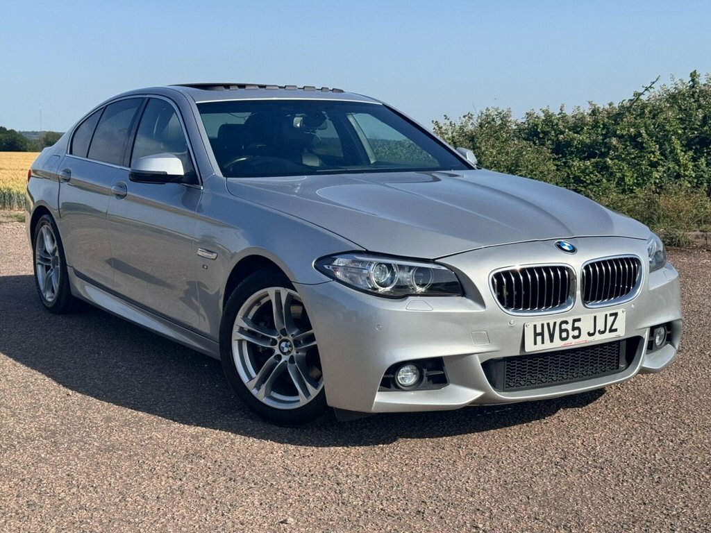 BMW 5 Series Saloon HV65JJZ Silver #6