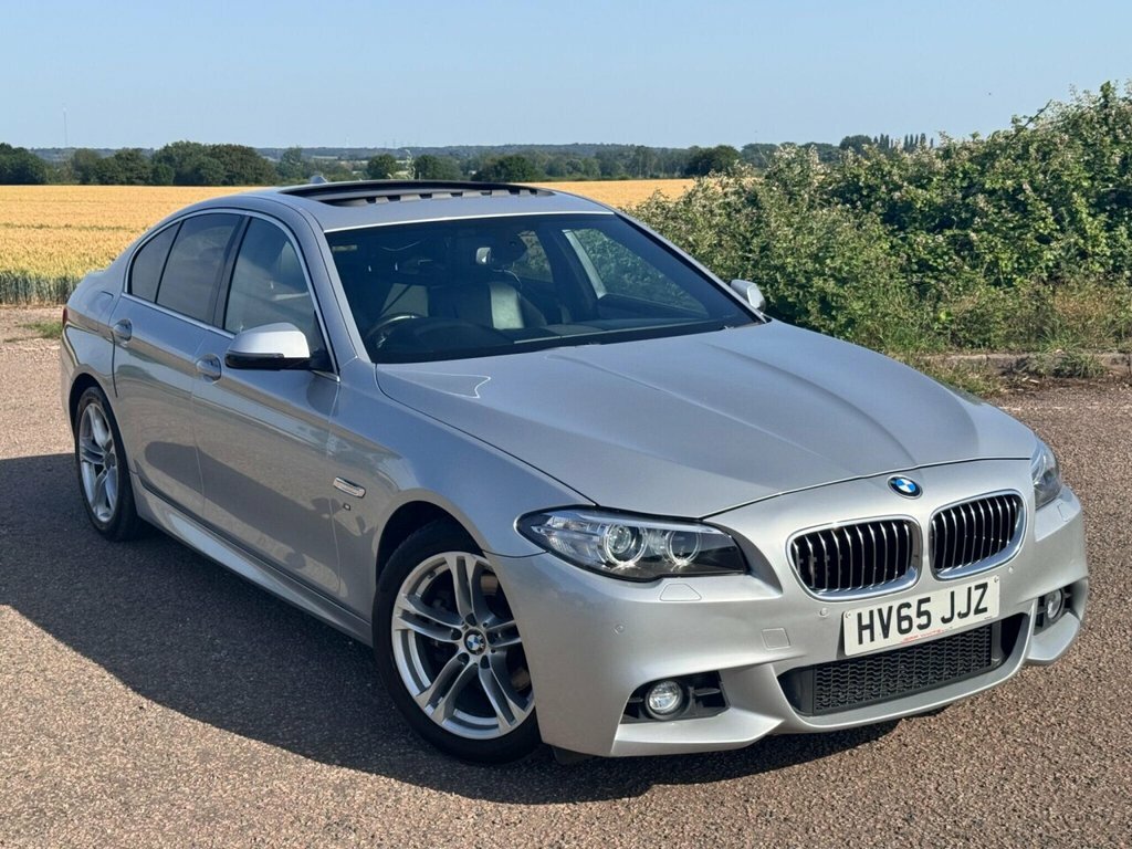 BMW 5 Series Saloon HV65JJZ Silver #5