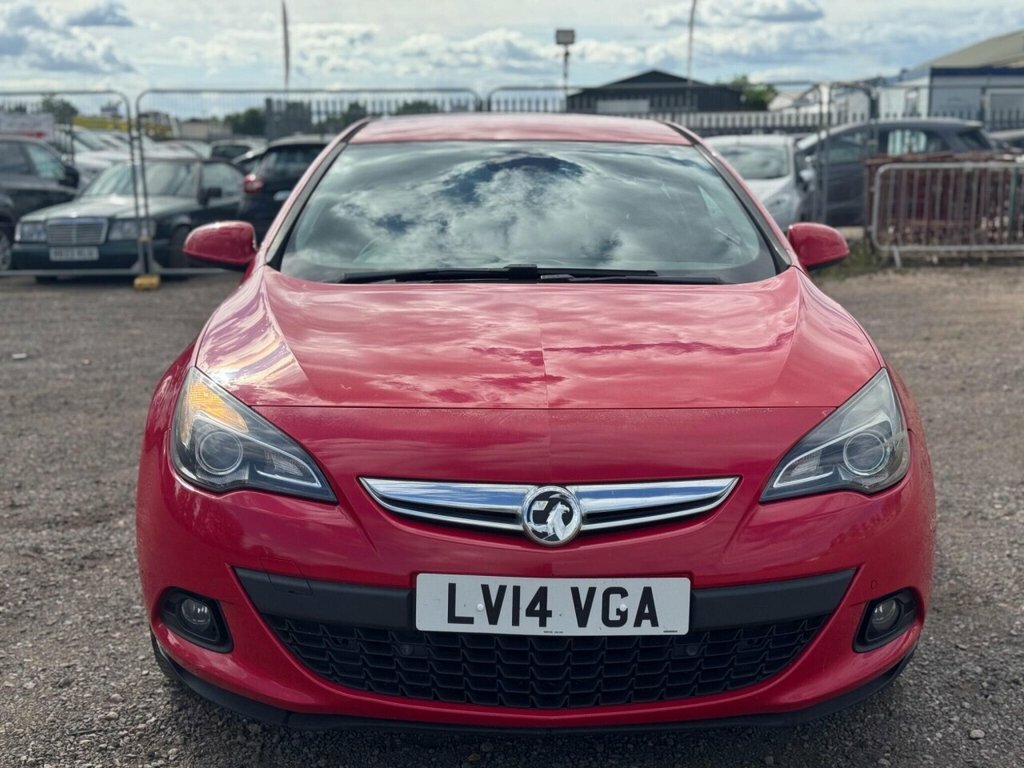 Vauxhall Astra GTC Coupe Red #2
