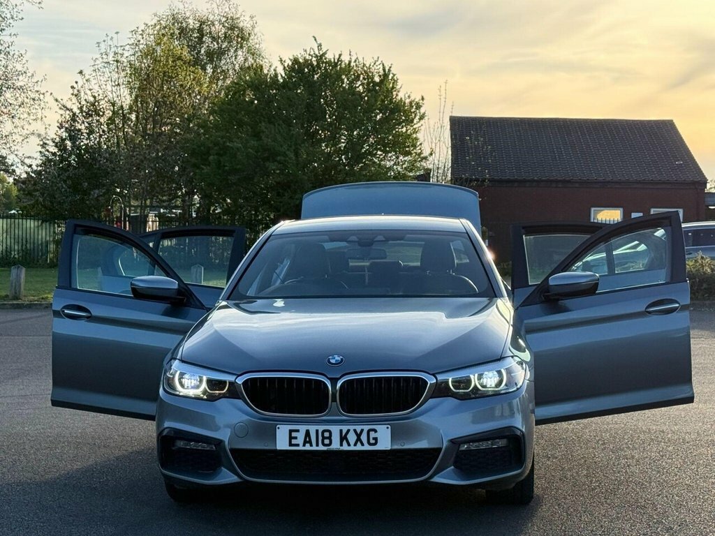 BMW 5 Series 530E M Sport Blue #2