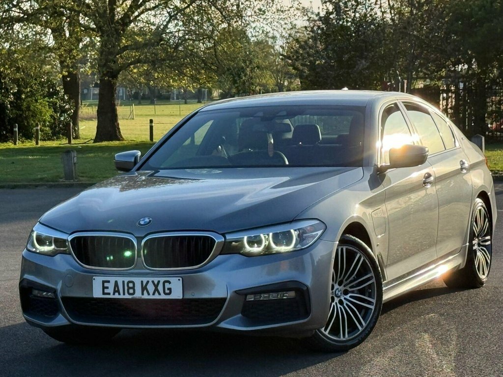 BMW 5 Series 530E M Sport Blue #3