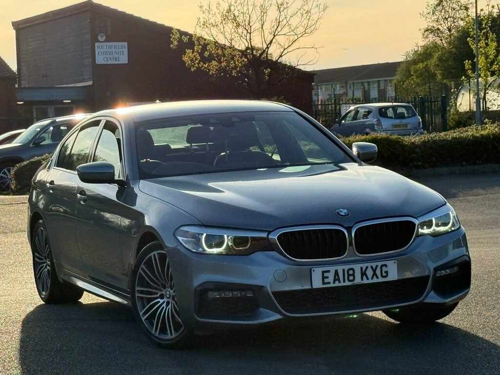 BMW 5 Series 530E M Sport Blue #5