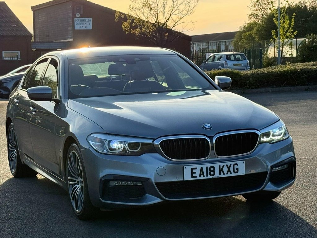 BMW 5 Series 530E M Sport Blue #6