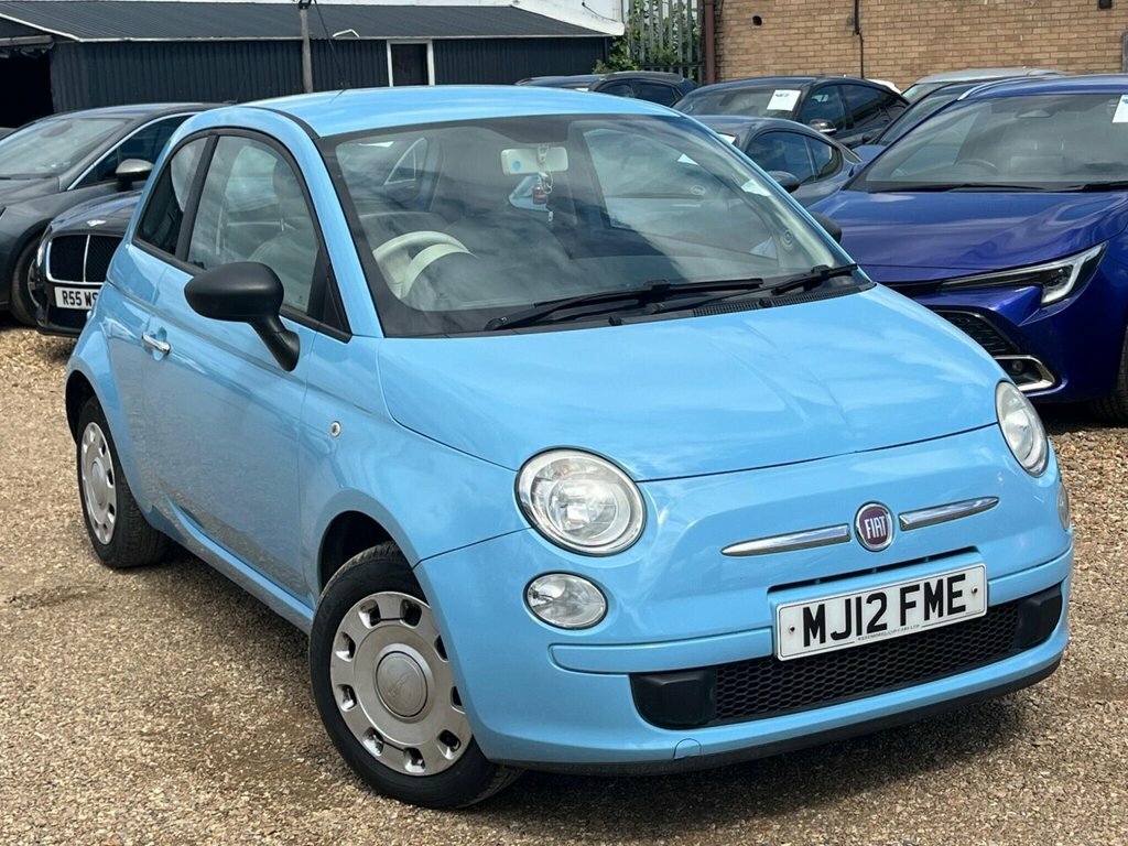 Fiat 500 Hatchback Blue #6
