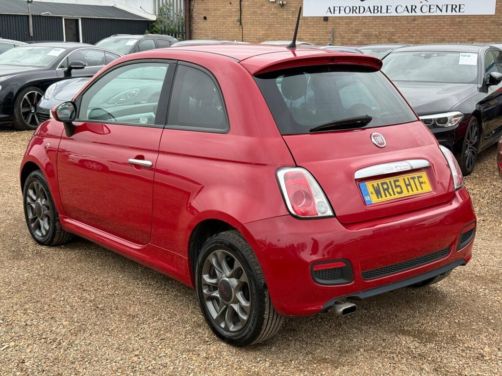 Fiat 500 Hatchback Red #4