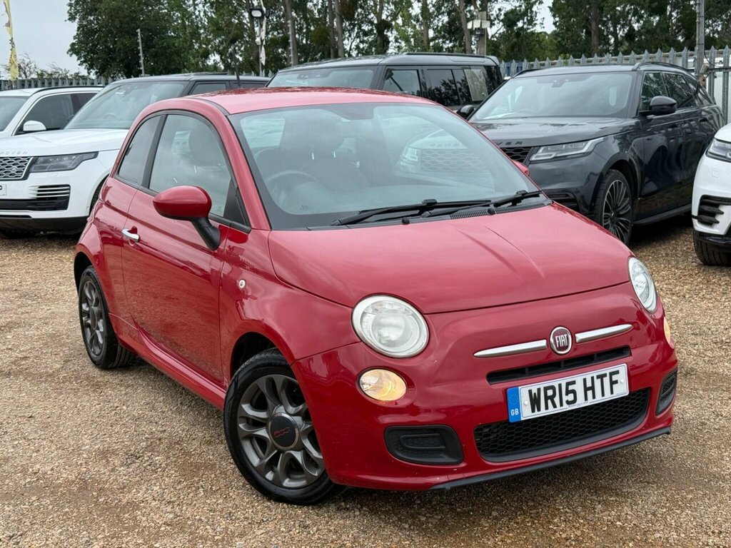 Fiat 500 Hatchback Red #6