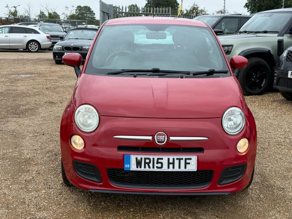 Fiat 500 Hatchback Red #2