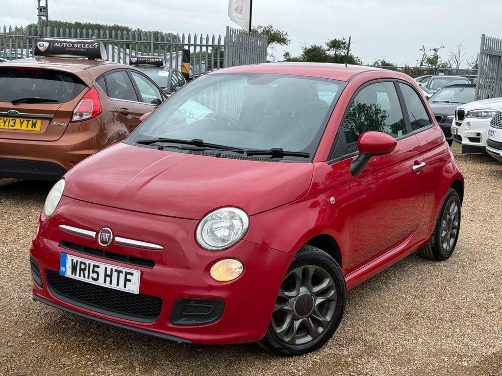 Fiat 500 Hatchback Red #3