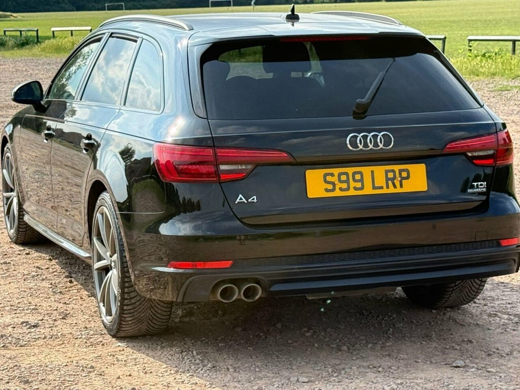 Audi A4 Avant Estate Black #4