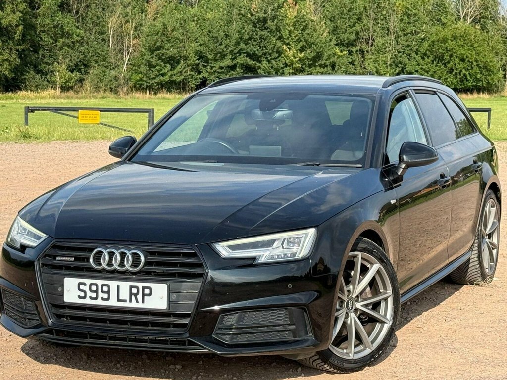 Audi A4 Avant Estate Black #3