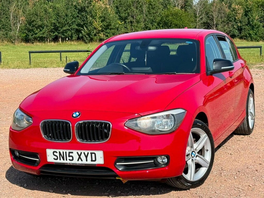 BMW 1 Series Hatchback Red #3