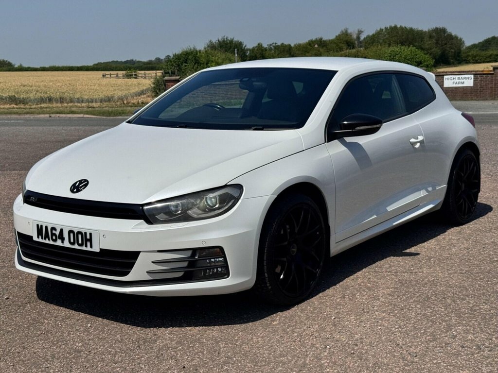 Volkswagen Scirocco 2.0 Tdi Bmt R-line Sat Nav Leather Fsh White #10