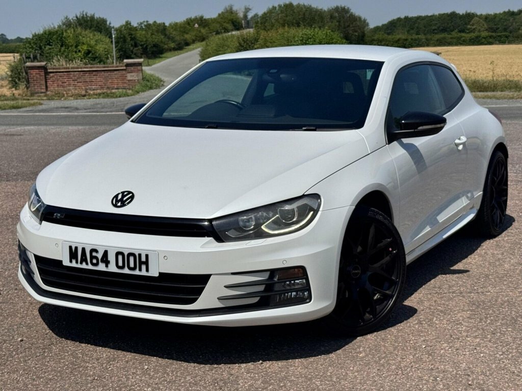 Volkswagen Scirocco 2.0 Tdi Bmt R-line Sat Nav Leather Fsh White #9