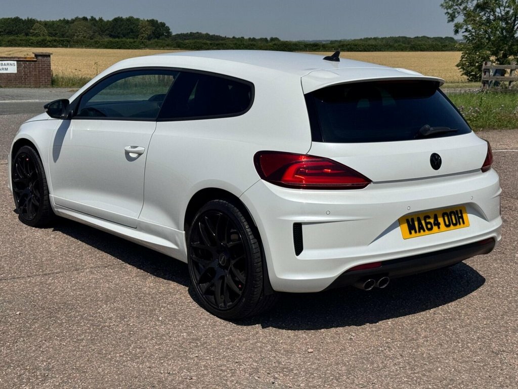 Volkswagen Scirocco 2.0 Tdi Bmt R-line Sat Nav Leather Fsh White #12