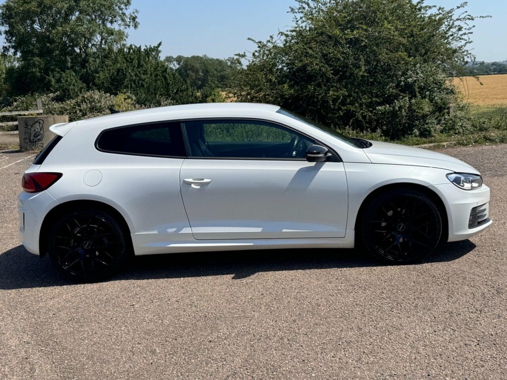 Volkswagen Scirocco 2.0 Tdi Bmt R-line Sat Nav Leather Fsh White #15
