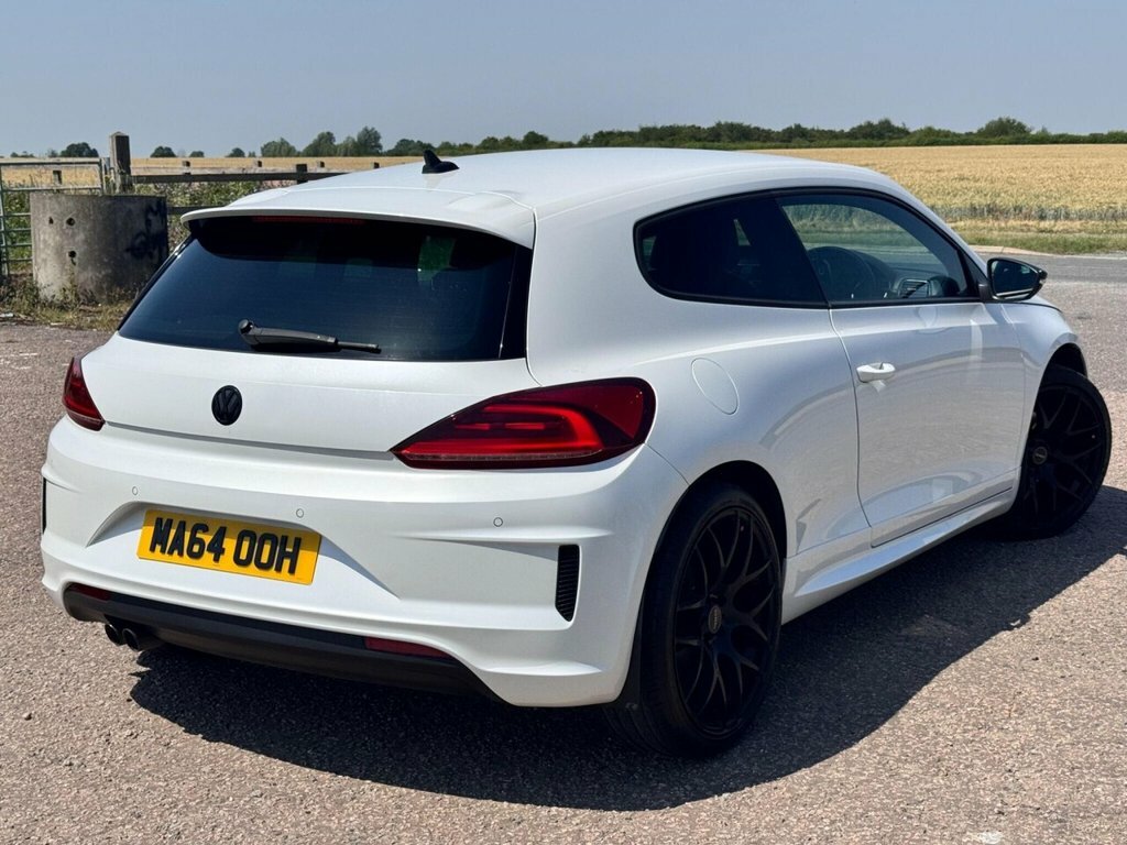Volkswagen Scirocco 2.0 Tdi Bmt R-line Sat Nav Leather Fsh White #16