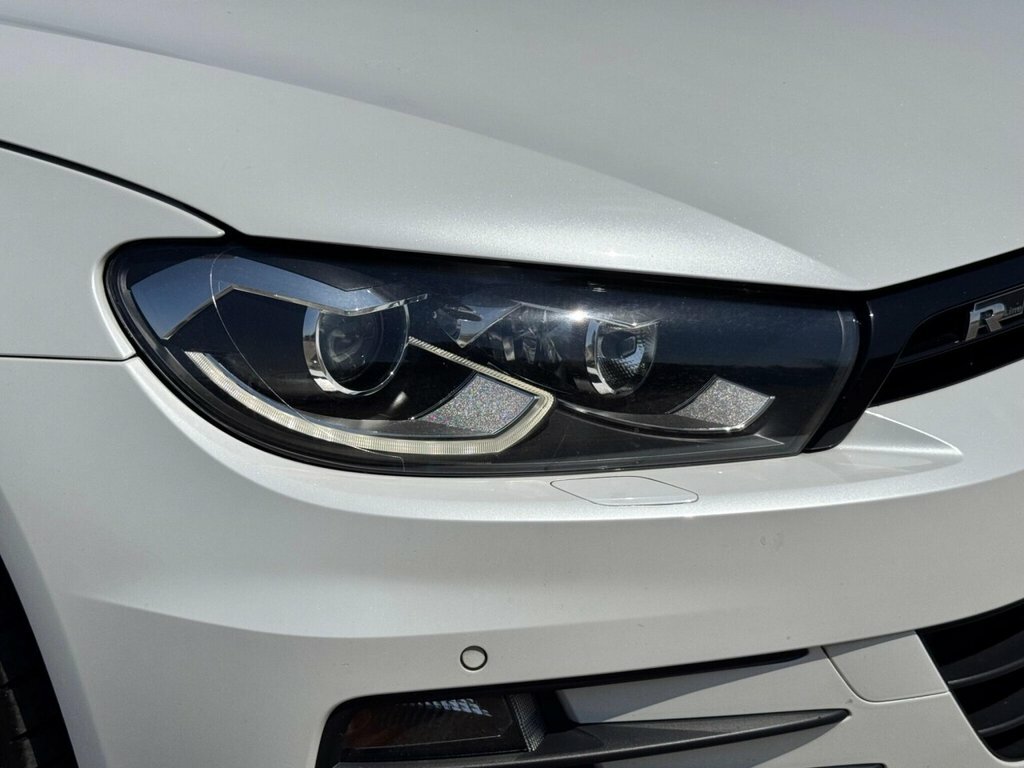 Volkswagen Scirocco 2.0 Tdi Bmt R-line Sat Nav Leather Fsh White #23