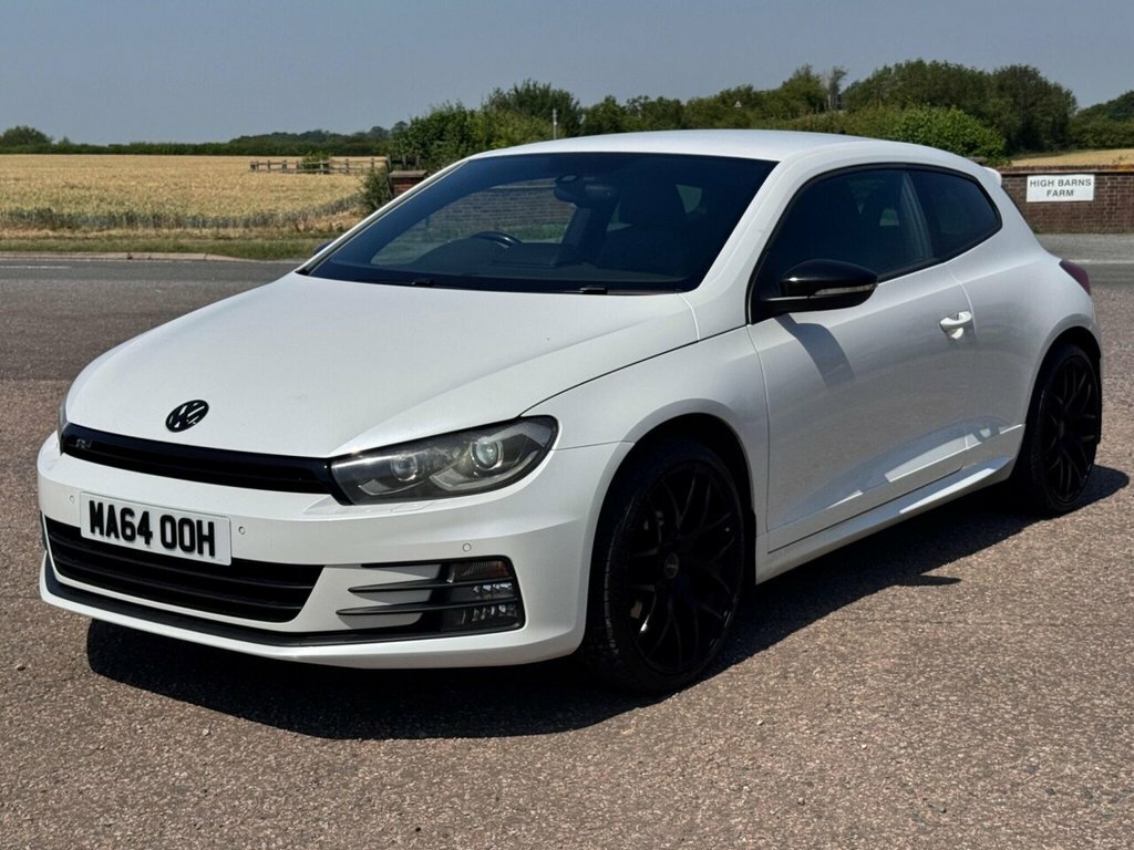 Volkswagen Scirocco 2.0 Tdi Bmt R-line Sat Nav Leather Fsh White #11