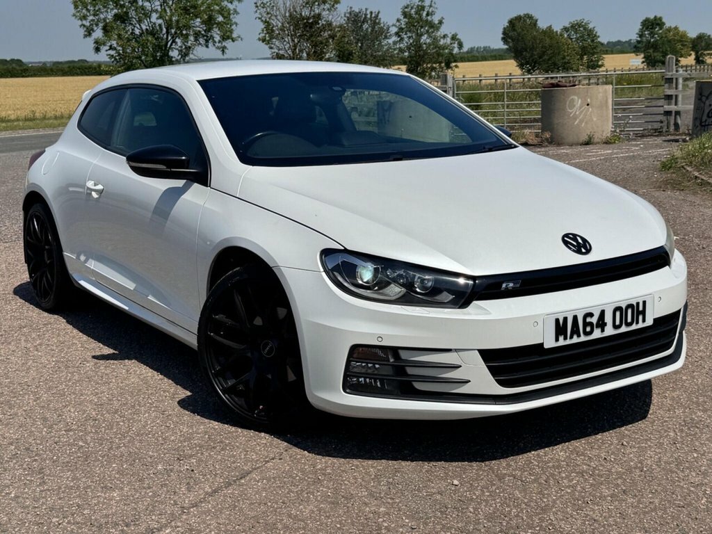 Volkswagen Scirocco 2.0 Tdi Bmt R-line Sat Nav Leather Fsh White #8