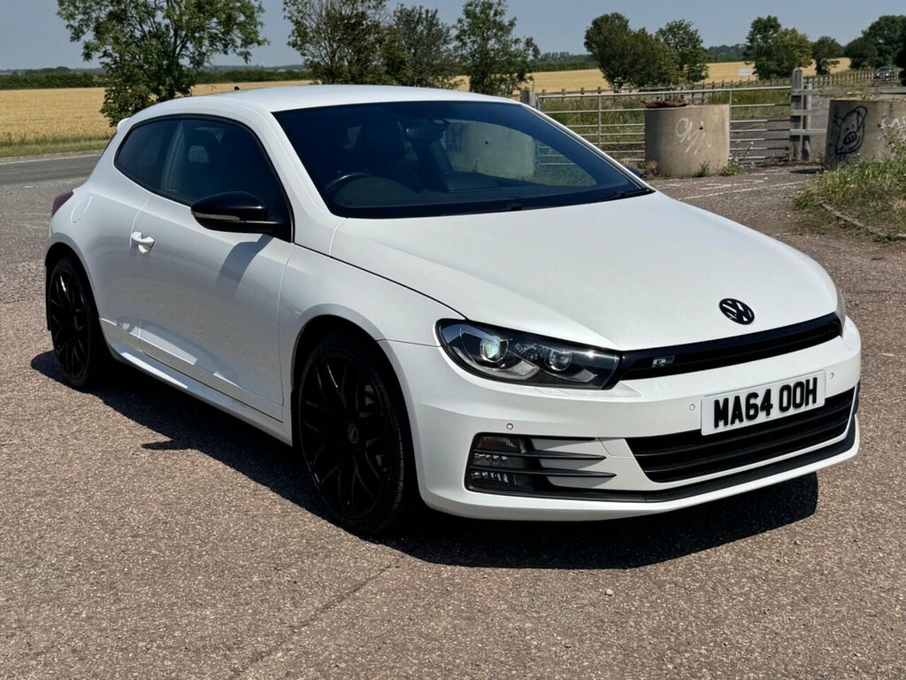 Volkswagen Scirocco 2.0 Tdi Bmt R-line Sat Nav Leather Fsh White #7