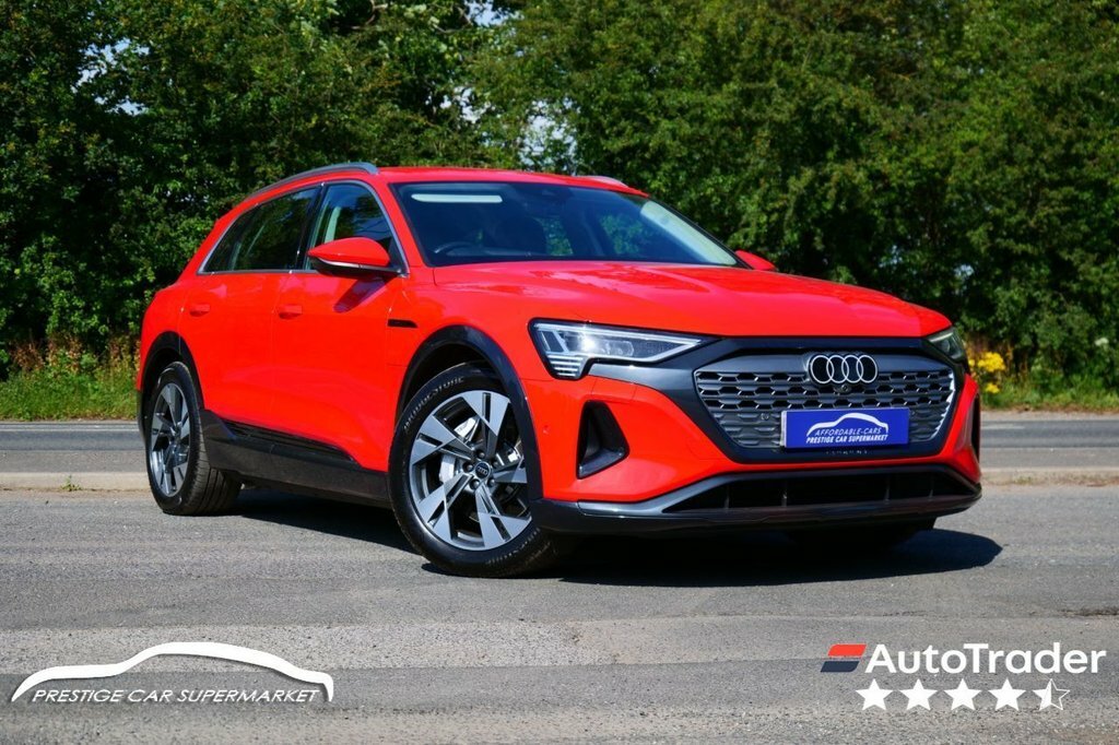 Audi Q8 e tron Suv Red