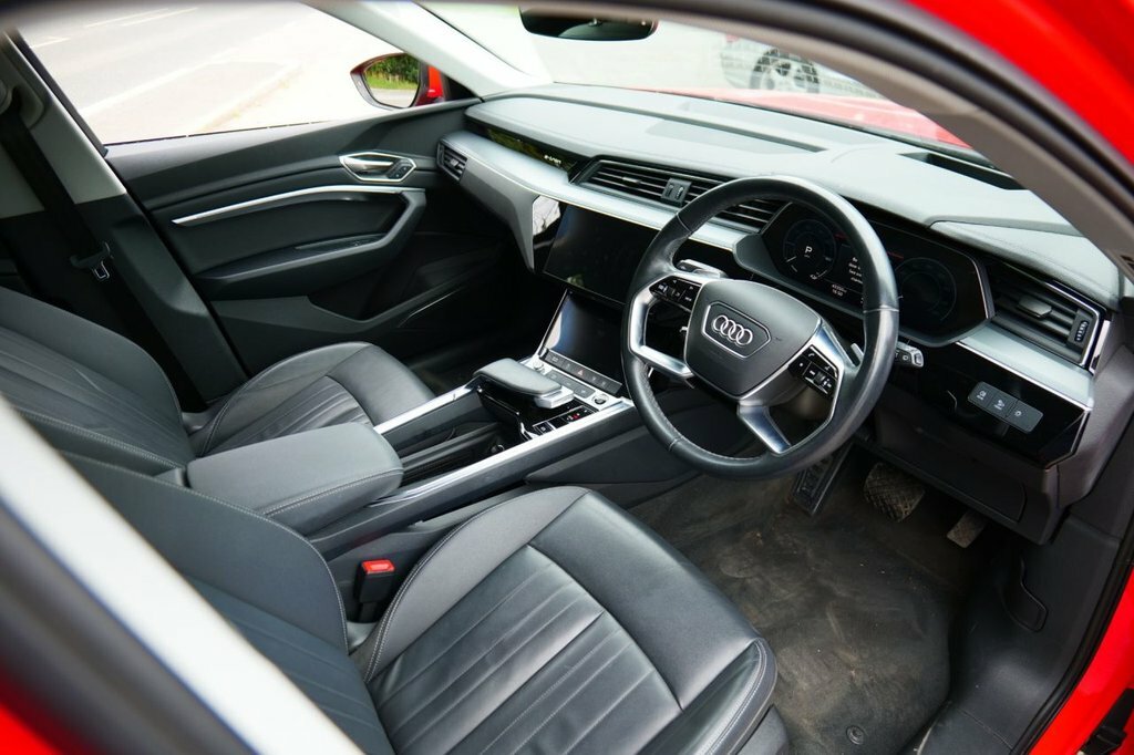 Audi Q8 e tron Suv Red #3
