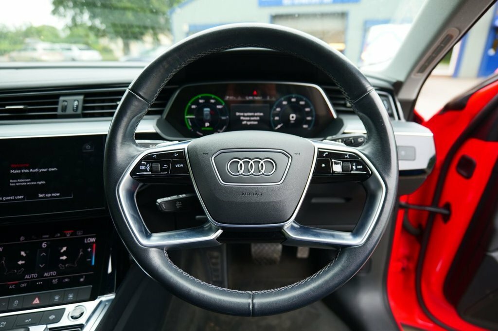 Audi Q8 e tron Suv Red #4