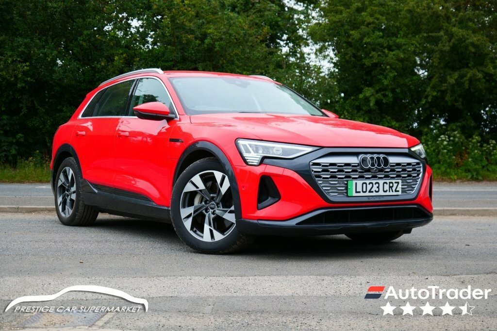 Audi Q8 e tron Suv Red