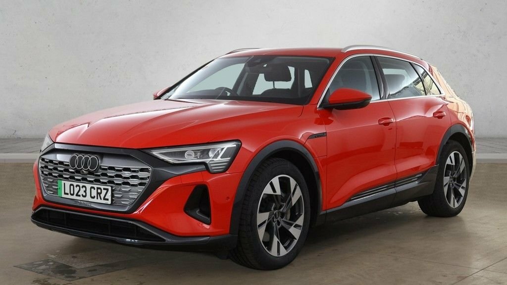 Audi Q8 e tron Suv Red #4