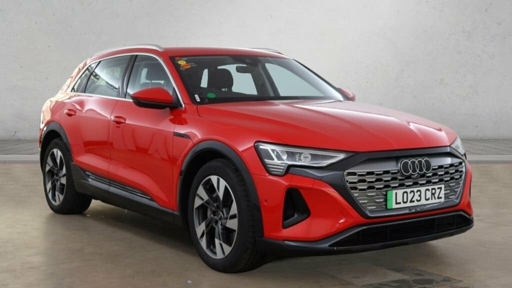 Audi Q8 e tron Suv Red