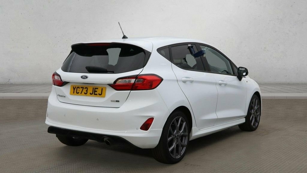 Ford Fiesta 1L St-line Edition YC73JEJ White #2