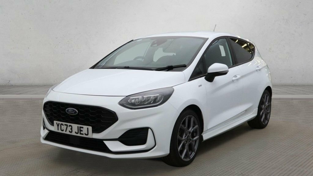 Ford Fiesta 1L St-line Edition YC73JEJ White #4