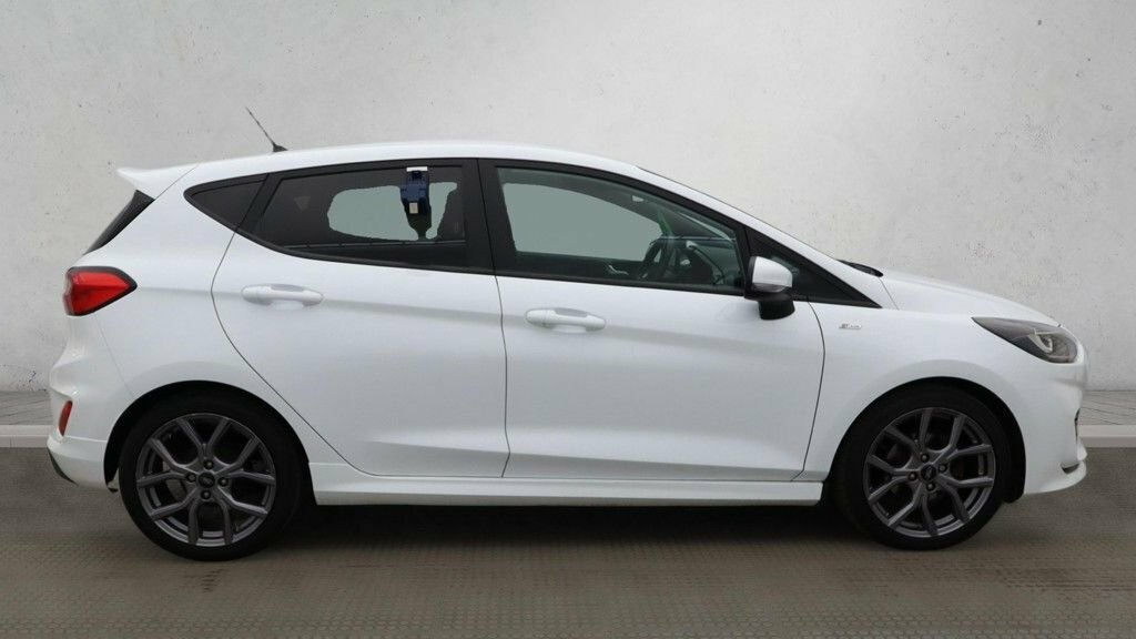 Ford Fiesta 1L St-line Edition YC73JEJ White #5