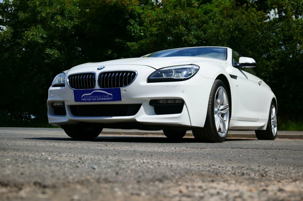 BMW 6 Series Convertible White #6