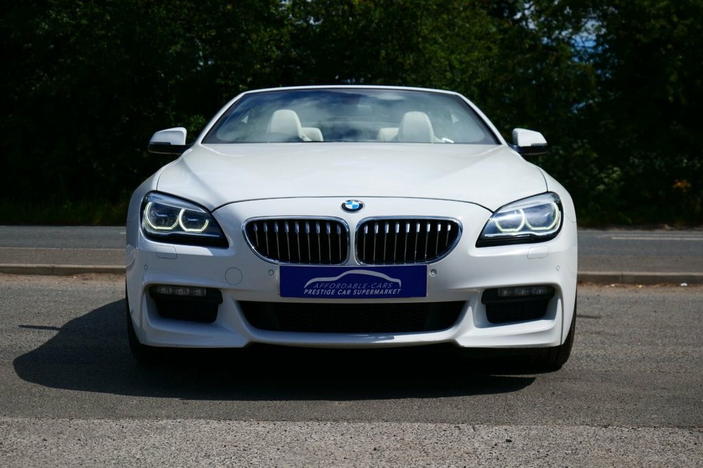 BMW 6 Series Convertible White #4