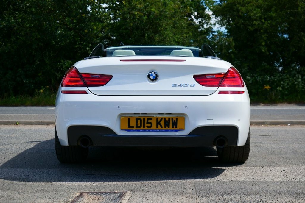 BMW 6 Series Convertible White #5
