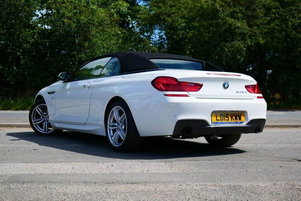 BMW 6 Series Convertible White #2