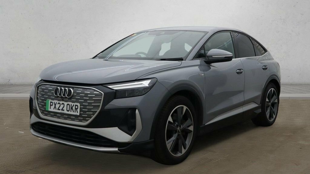 Audi Q4 E Tron Suv Grey #4