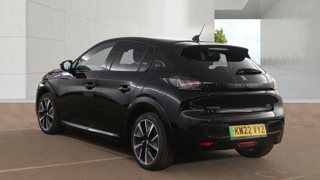 Peugeot e-208 Hatchback Black #3