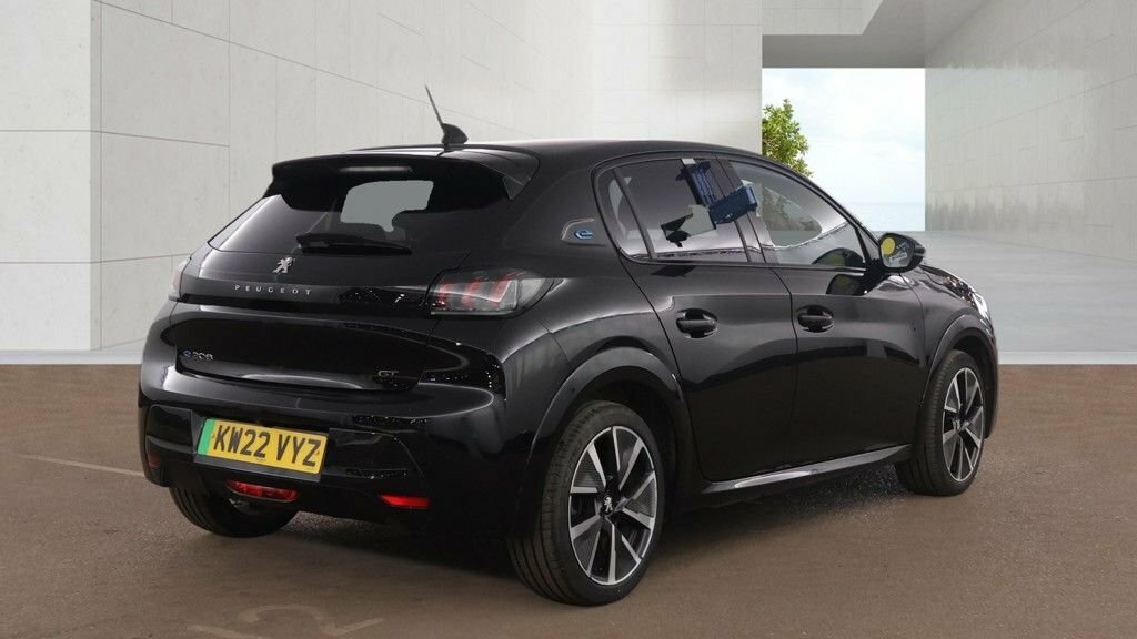 Peugeot e-208 Hatchback Black #2
